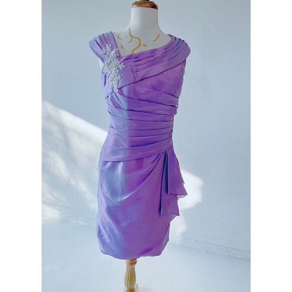 JJsHouse Mini Lavender Mini Evening Dress - Picture 1 of 6